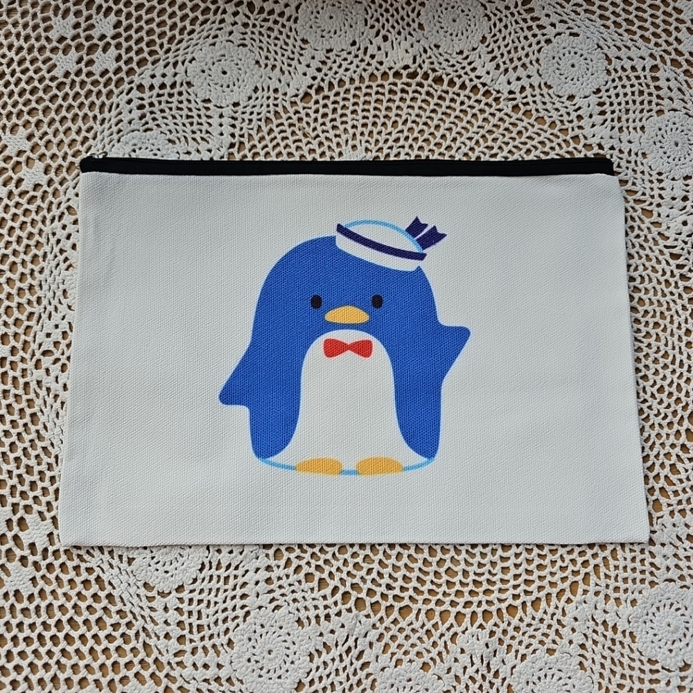 Tuxedo Sam Cosmetic Bag/Travel Bag NWOT